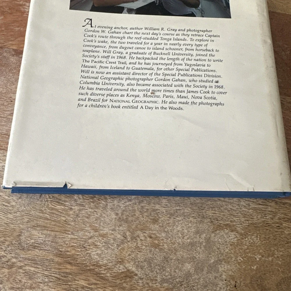 Voyages To Paradise: Exploring In The Wake Of Captain Cook by WR Gray 1981  HCDJ